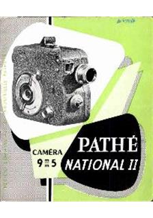 Pathe National 2 manual. Camera Instructions.
